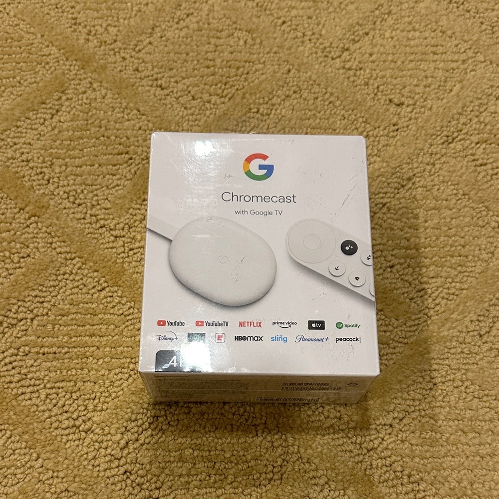 google Chromecast with Google TV - White